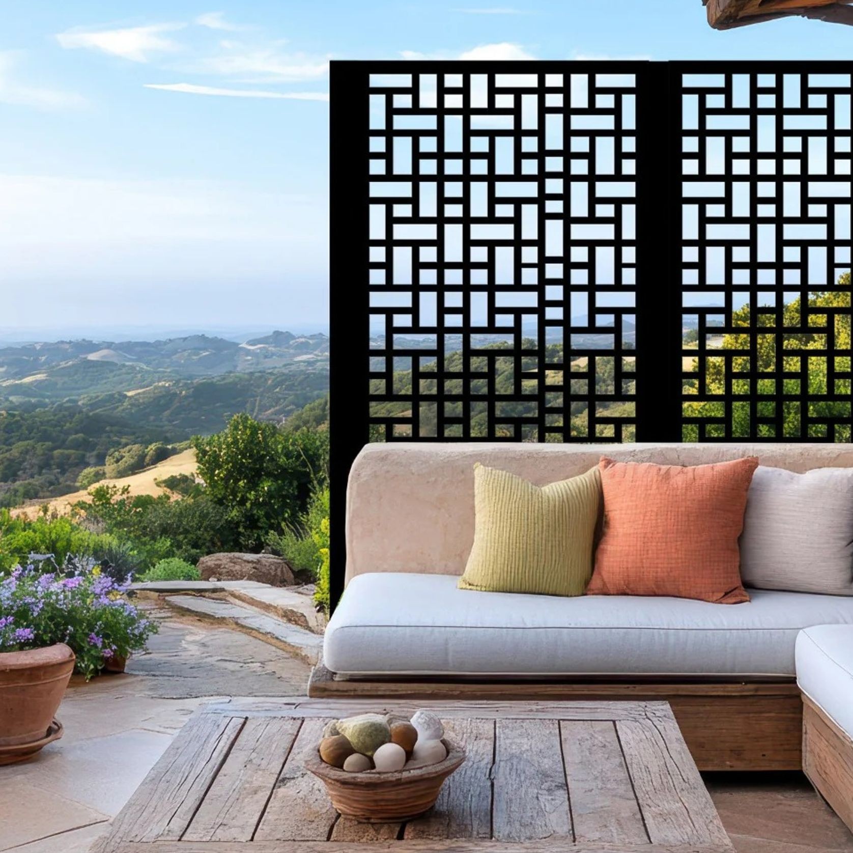 Fence Panels & Decorative Screen - Vertical Tetris gallery detail image