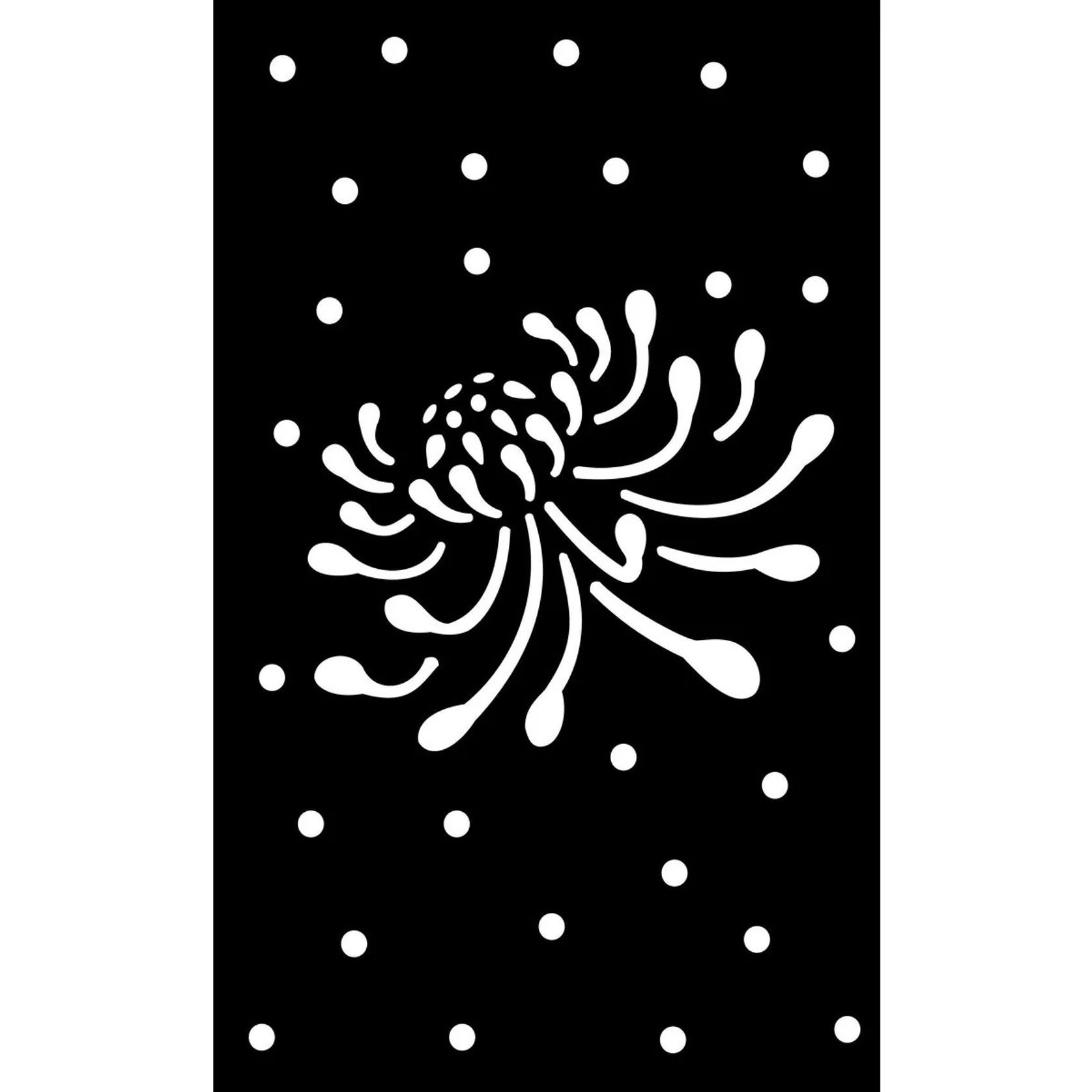 Fence Panels & Privacy Screen - Flower & Polka (Single) gallery detail image