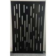 Vertical Lines - Corten Steel & Aluminium Fence Panel gallery detail image