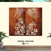 Laser Cut Garden Metal Art - Pohutukawa Panel Set" gallery detail image