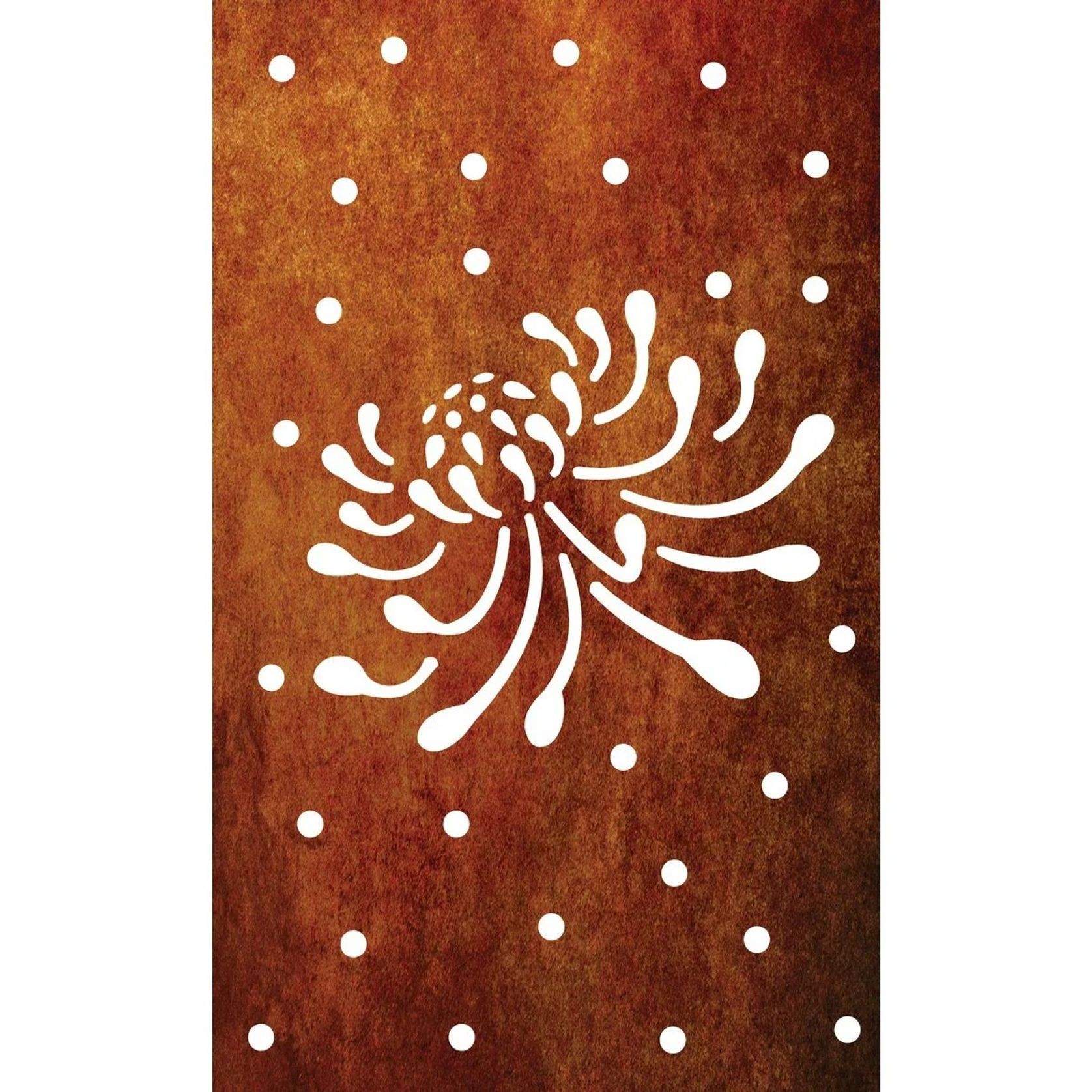 Fence Panels & Privacy Screen - Flower & Polka (Single) gallery detail image