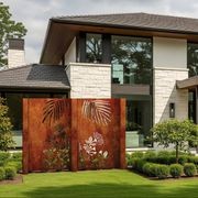 Laser Cut Garden Metal Art - Pohutukawa Panel Set" gallery detail image