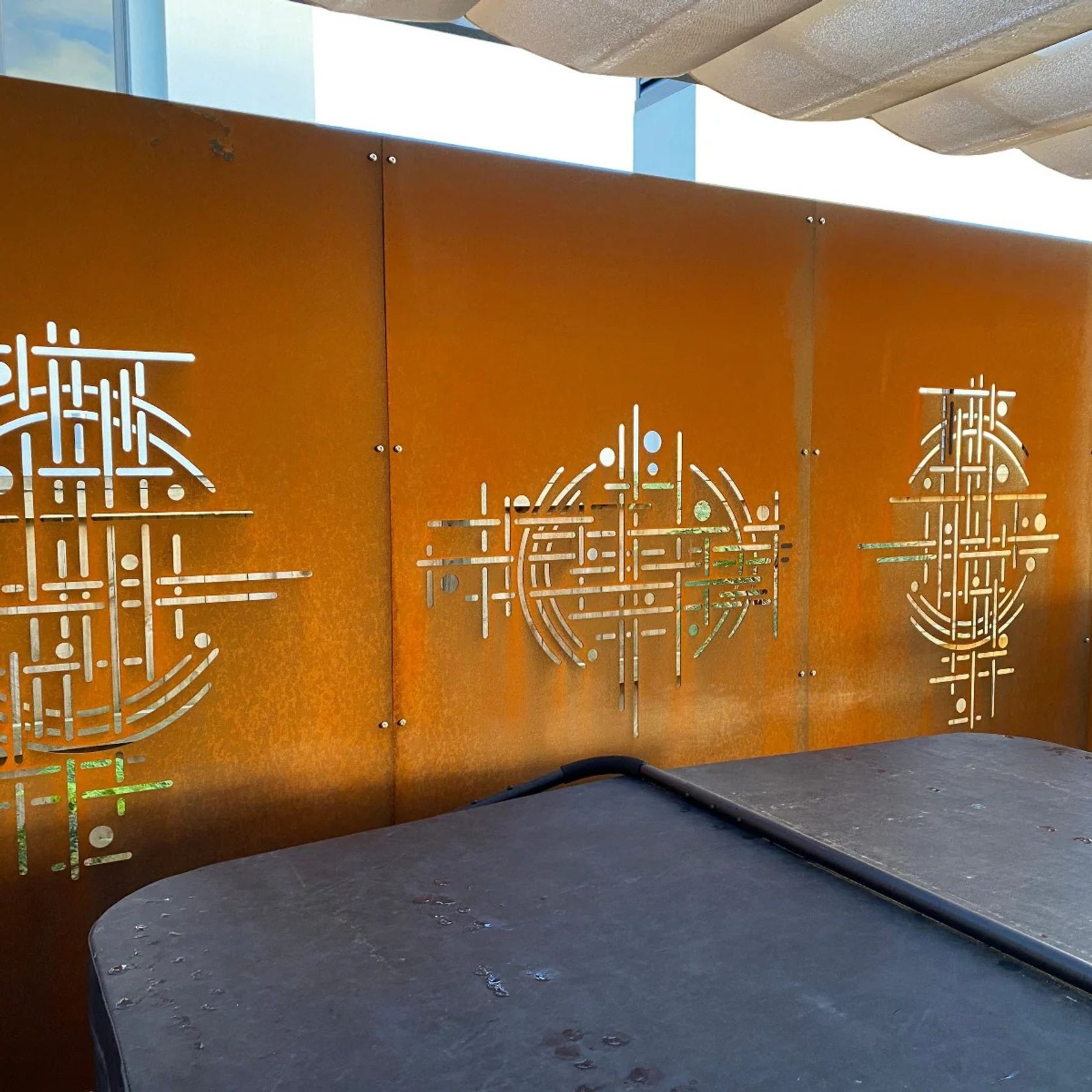 Laser Cut Privacy Screen & Fence Panel - Harmony gallery detail image
