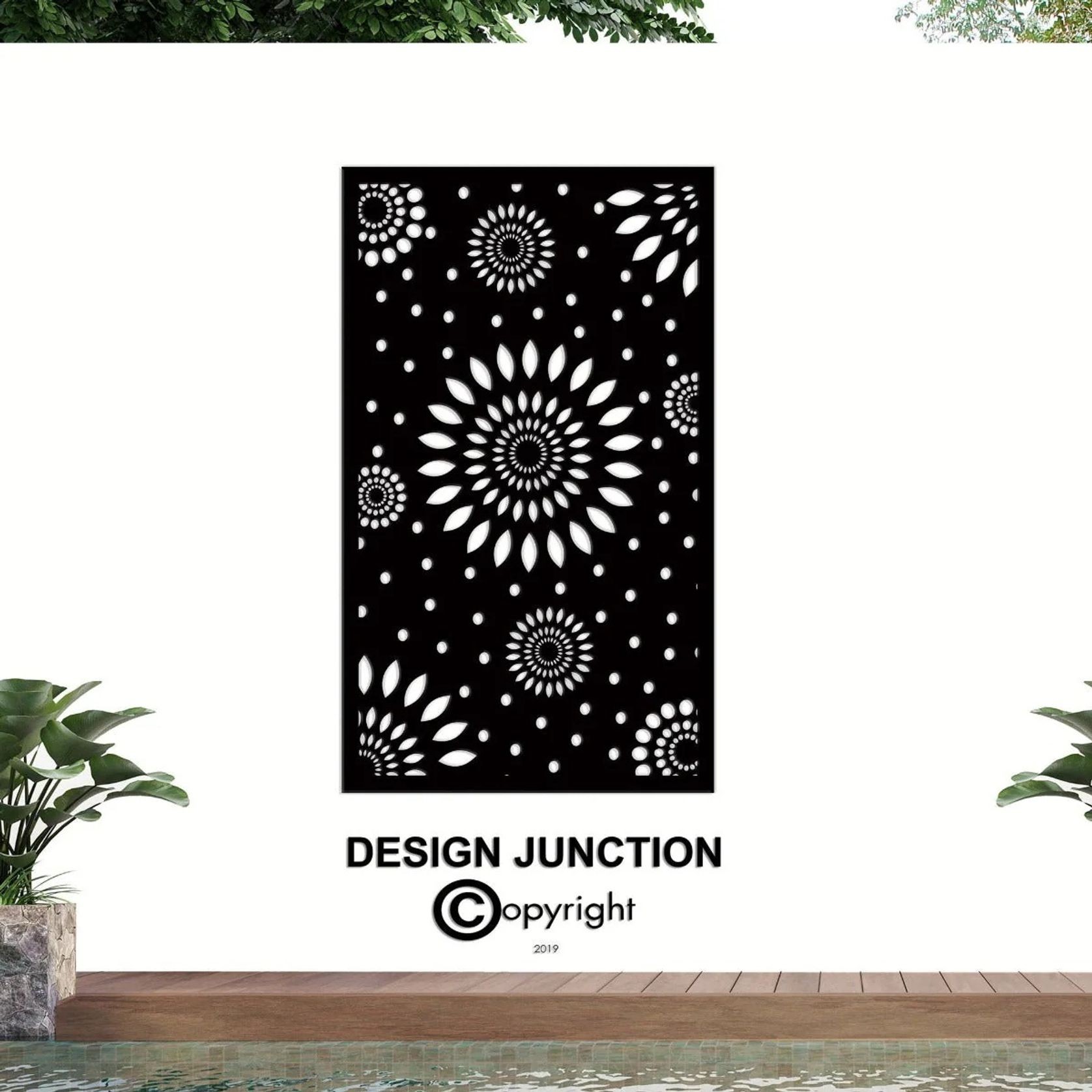 Boho Mandals - Laser Cut Fence Panel gallery detail image