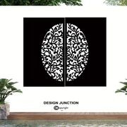 Decorative Laser Cut Fence Panel - Koru & Leaves gallery detail image