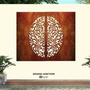 Decorative Laser Cut Fence Panel - Koru & Leaves gallery detail image