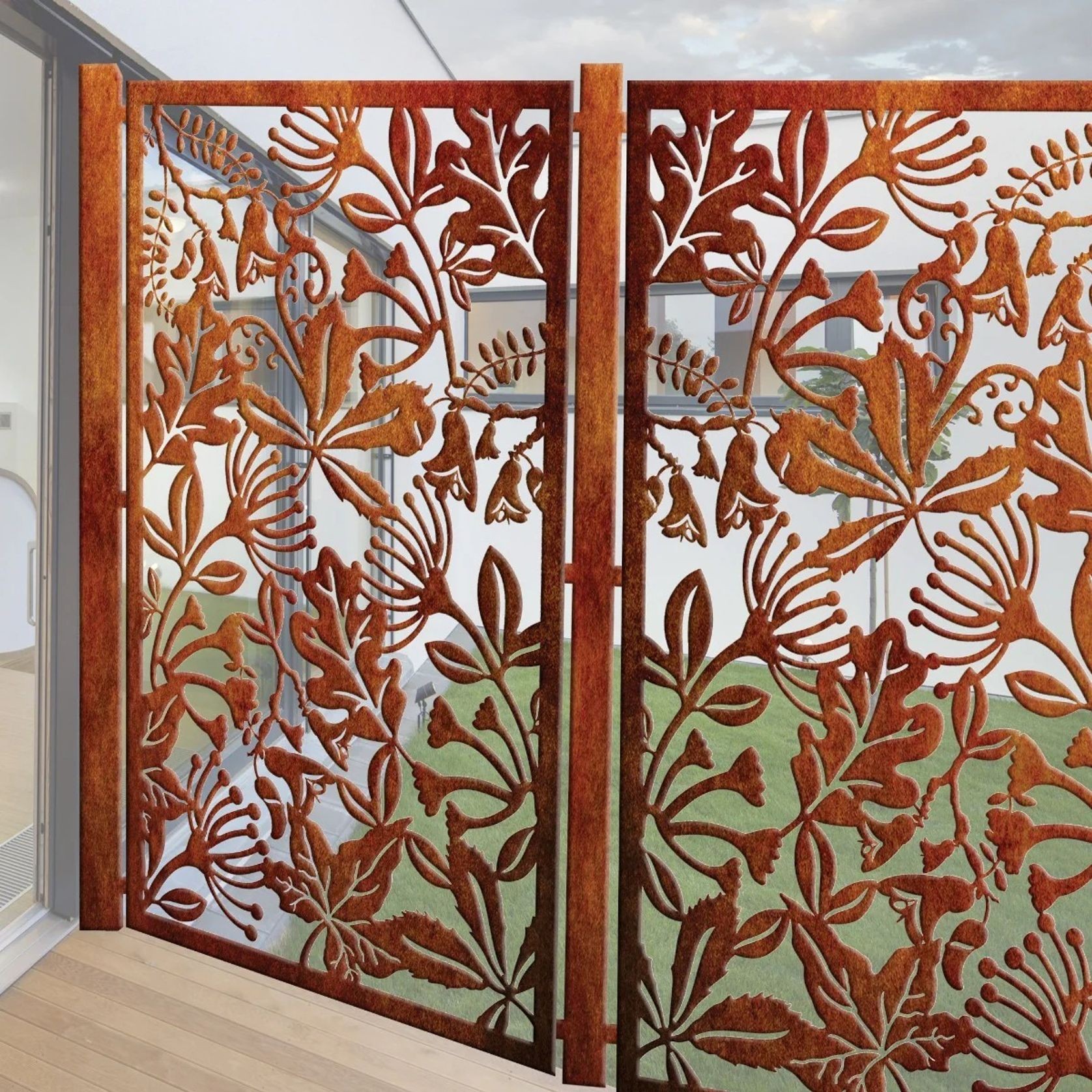 Garden Backdrop Screen - Floral Heritage gallery detail image