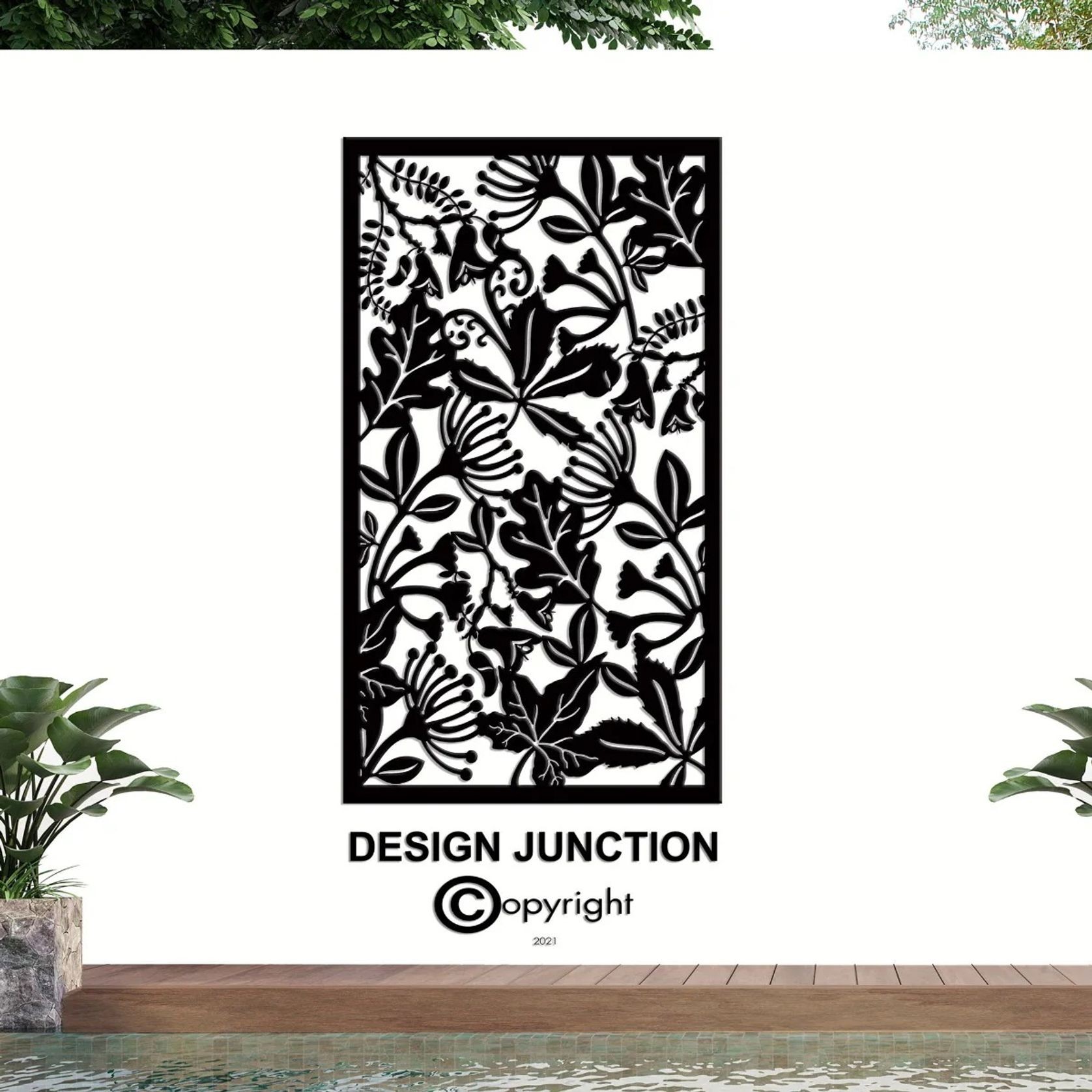 Garden Backdrop Screen - Floral Heritage gallery detail image