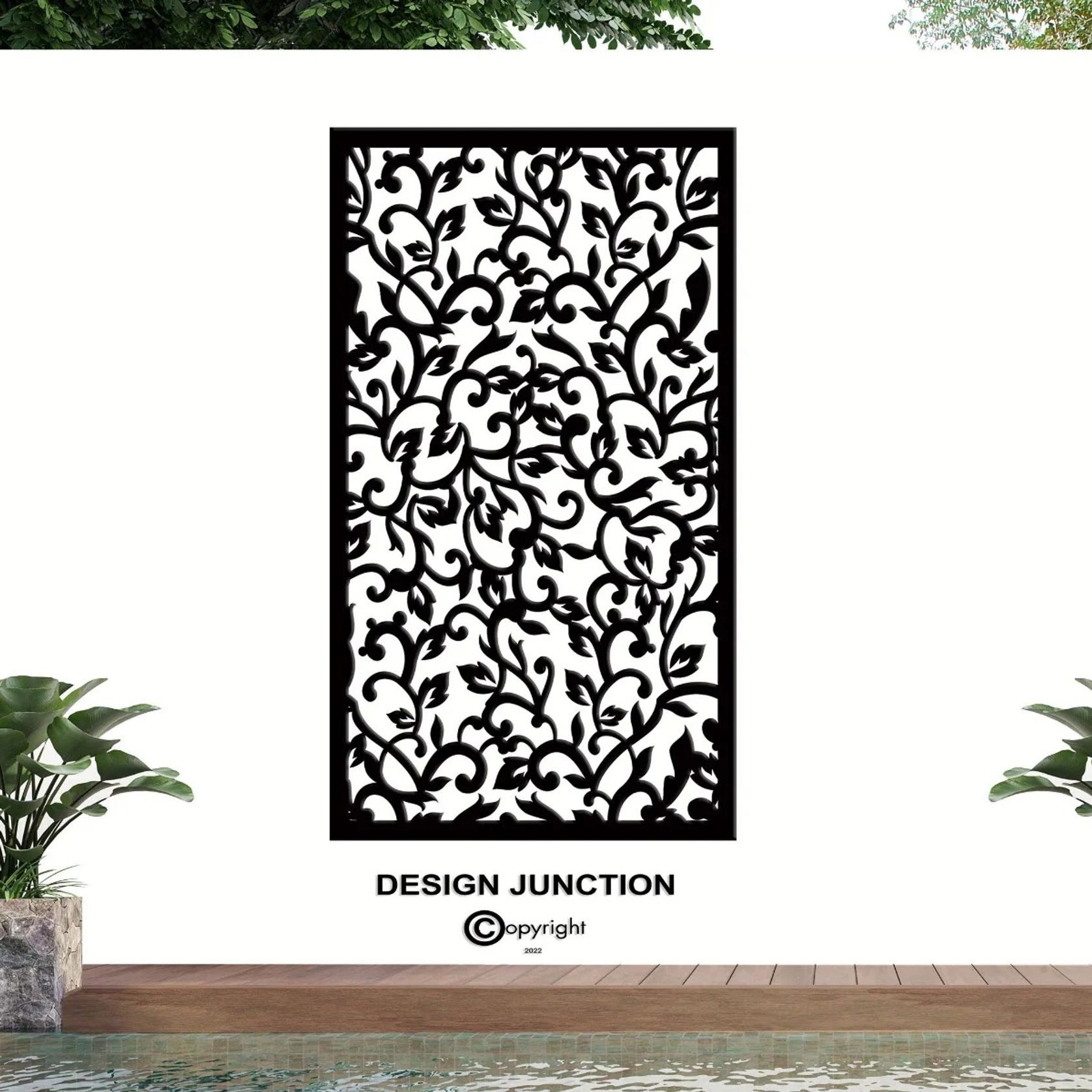 Decorative Security Screen - Koru MII gallery detail image