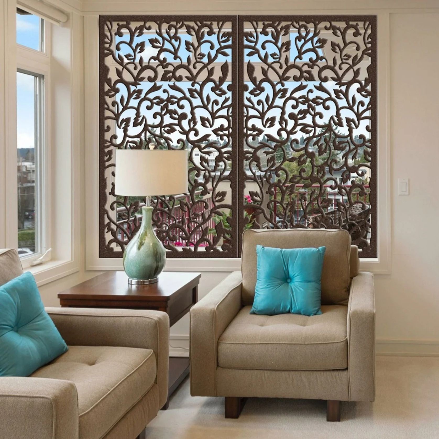Decorative Security Screen - Koru MII gallery detail image