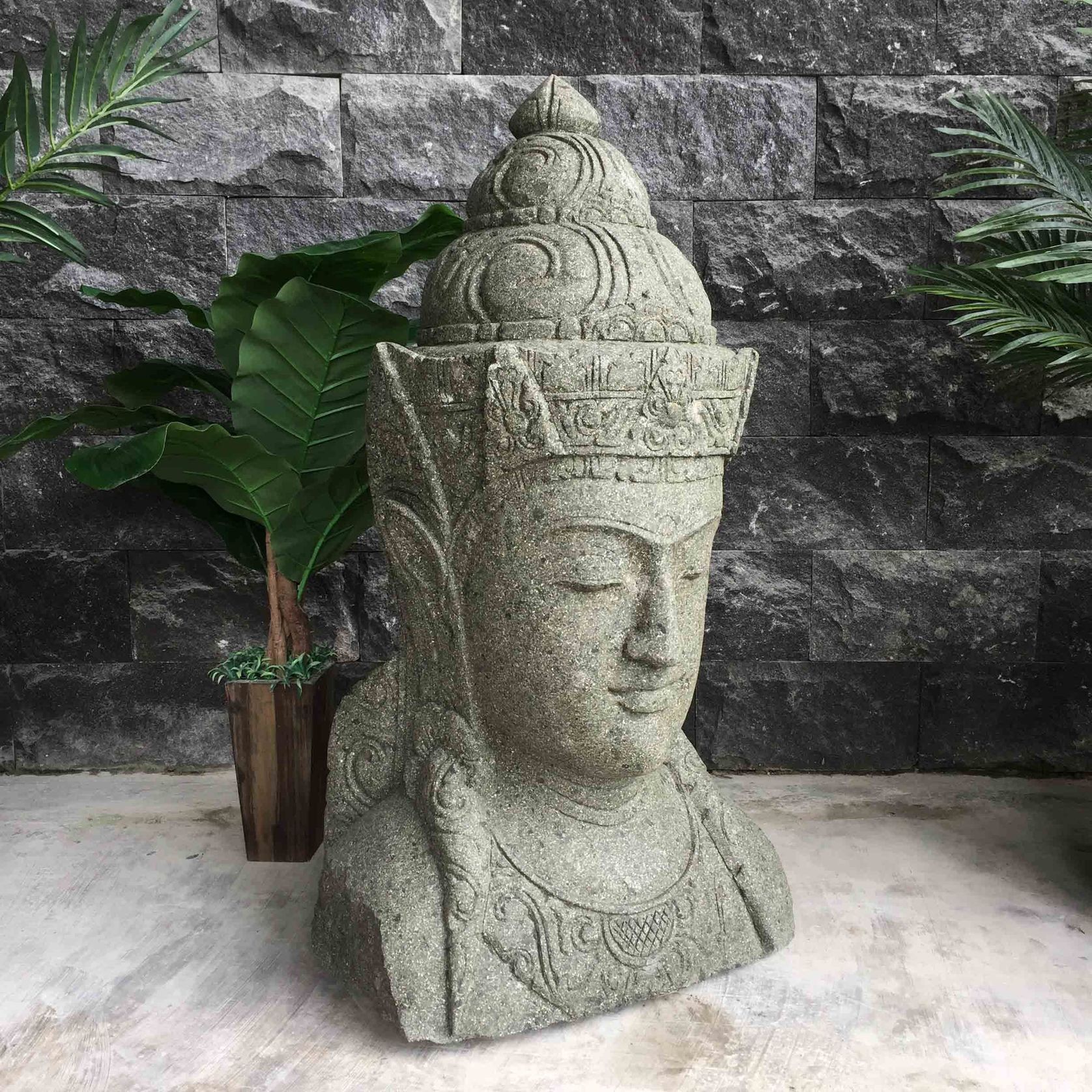 Greenstone Buddha Statue 105cm gallery detail image