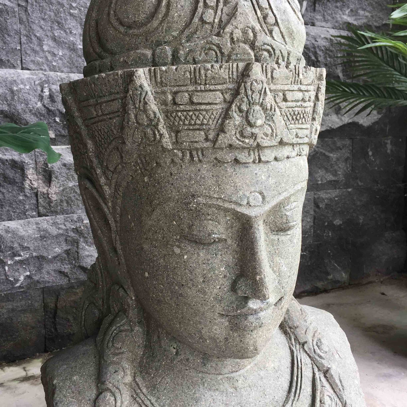 Greenstone Buddha Statue 104cm gallery detail image