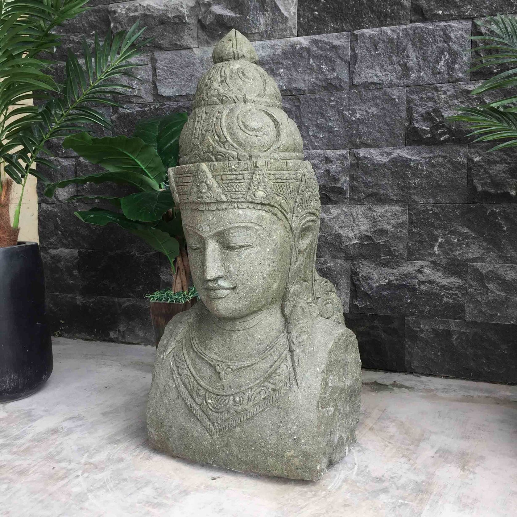 Greenstone Buddha Statue 104cm gallery detail image