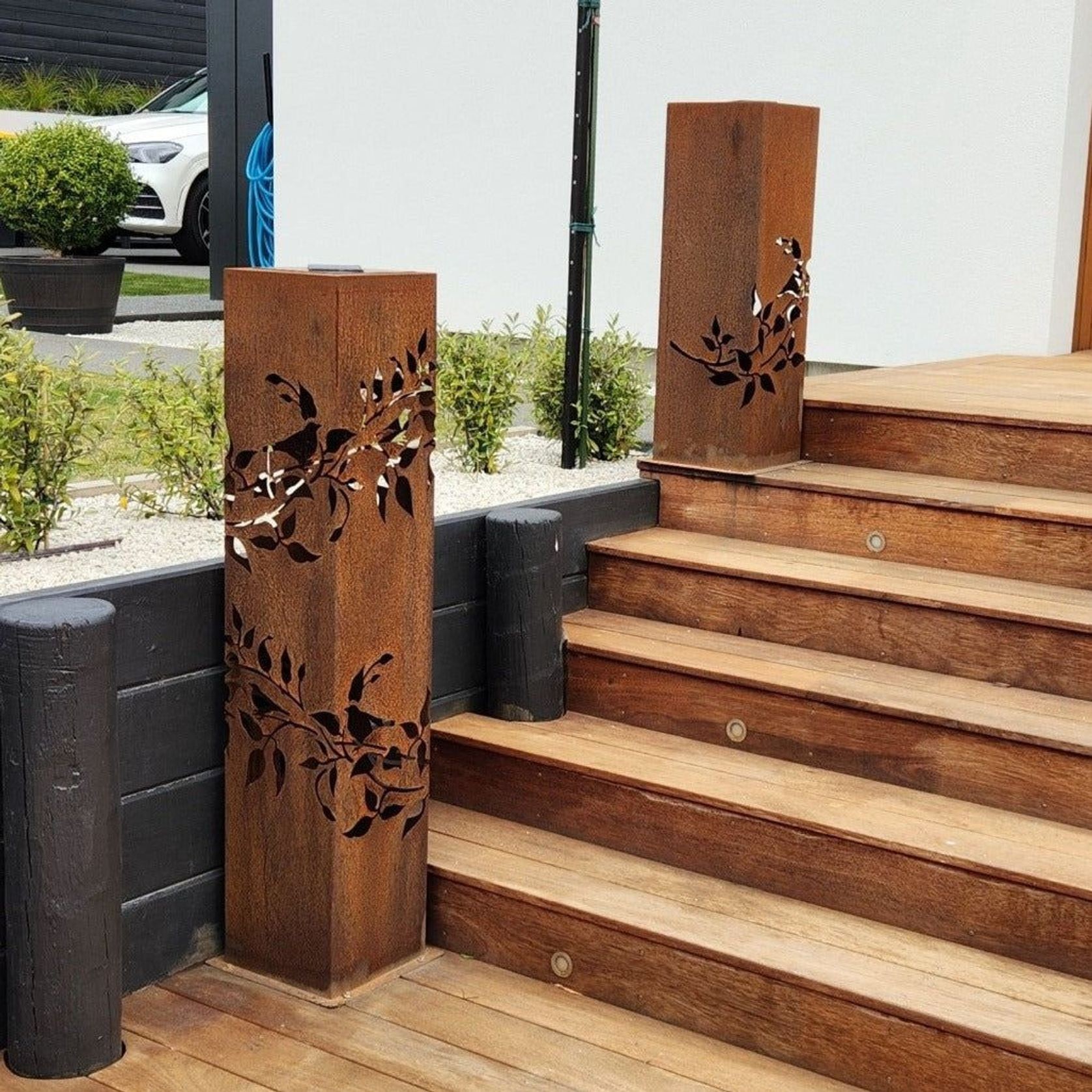Kakaruwai Corten Steel Garden Sculpture gallery detail image