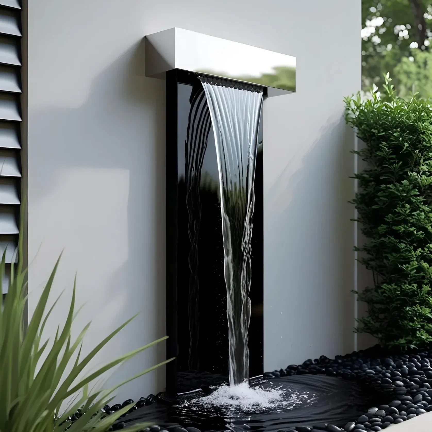 Luxe Black Water Feature I gallery detail image