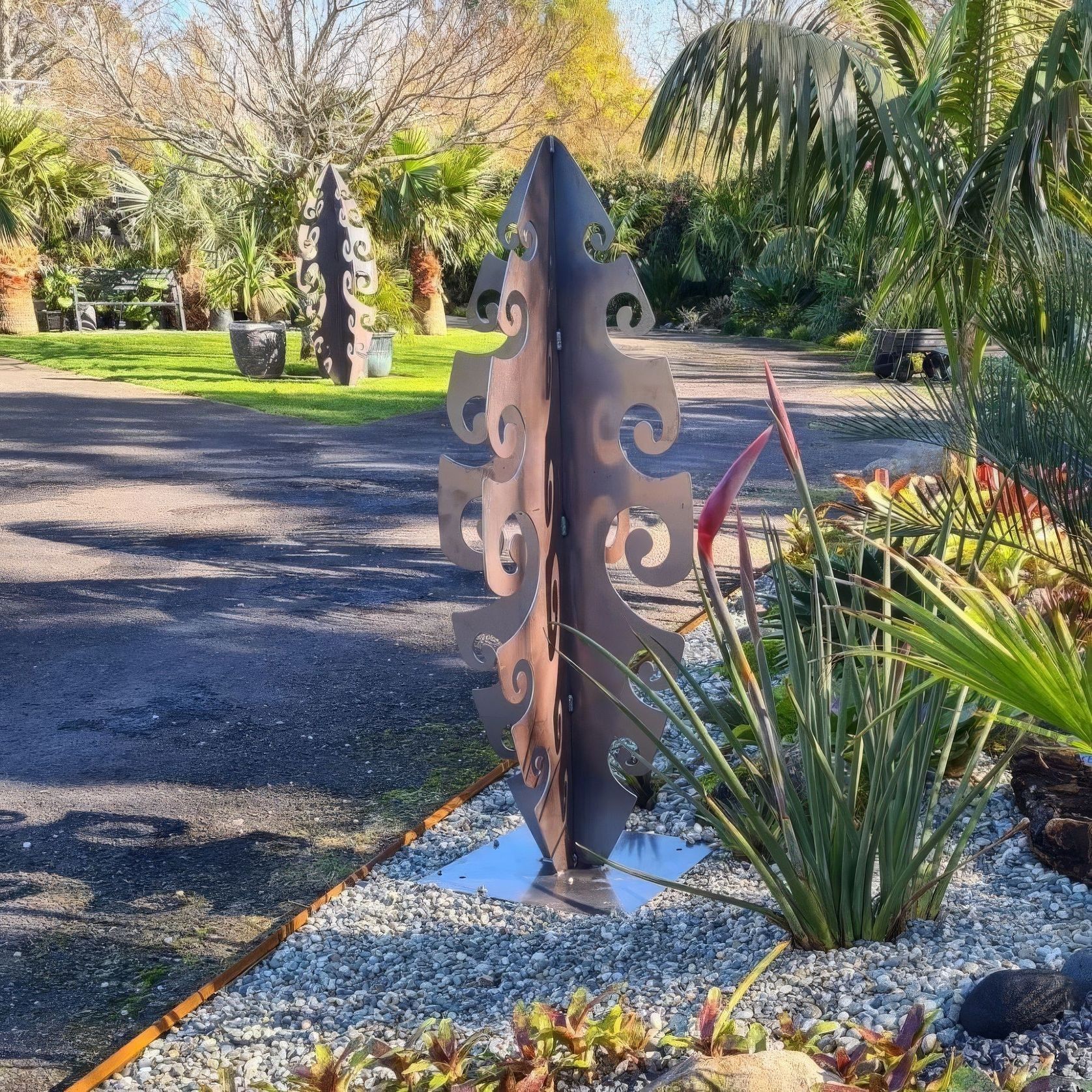 Surf Symphony - Corten Steel Garden Sculpture gallery detail image