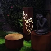CortenAura Corten Steel Garden Sculpture - The Fern gallery detail image