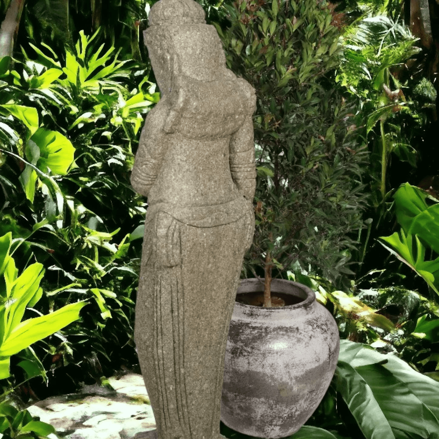 Greenstone Buddha Statue 130cm gallery detail image