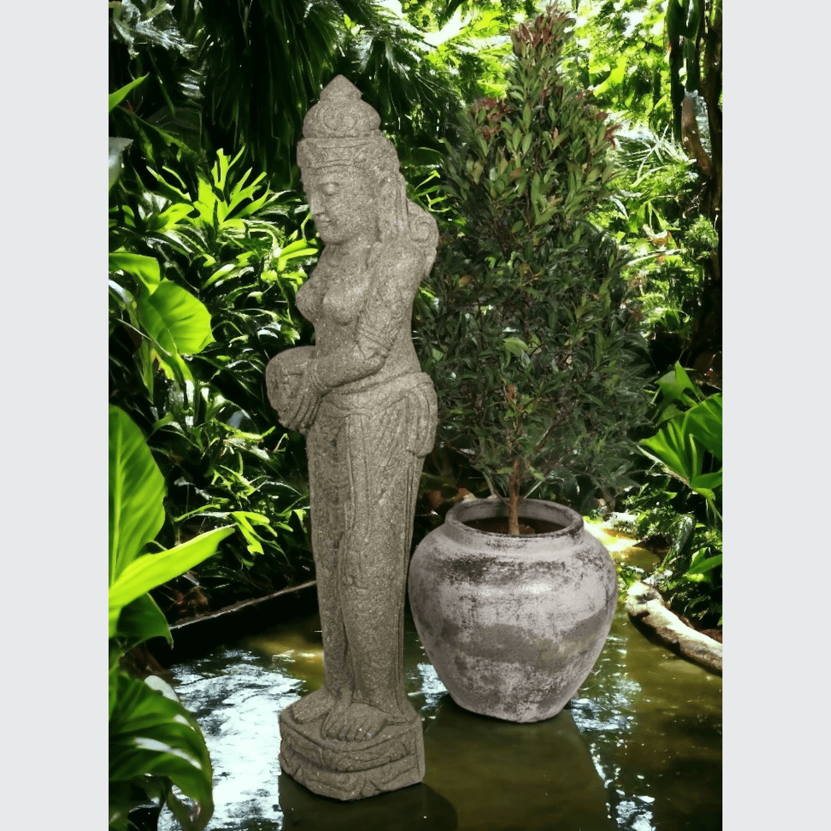 Greenstone Buddha Statue 130cm gallery detail image