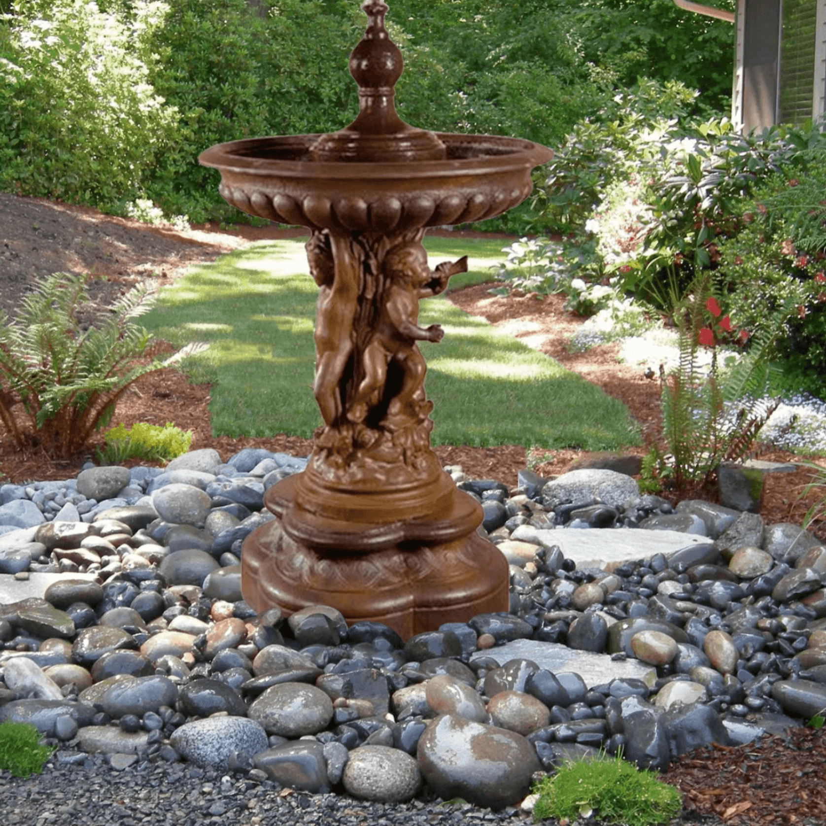 Three Cherub Fountain gallery detail image