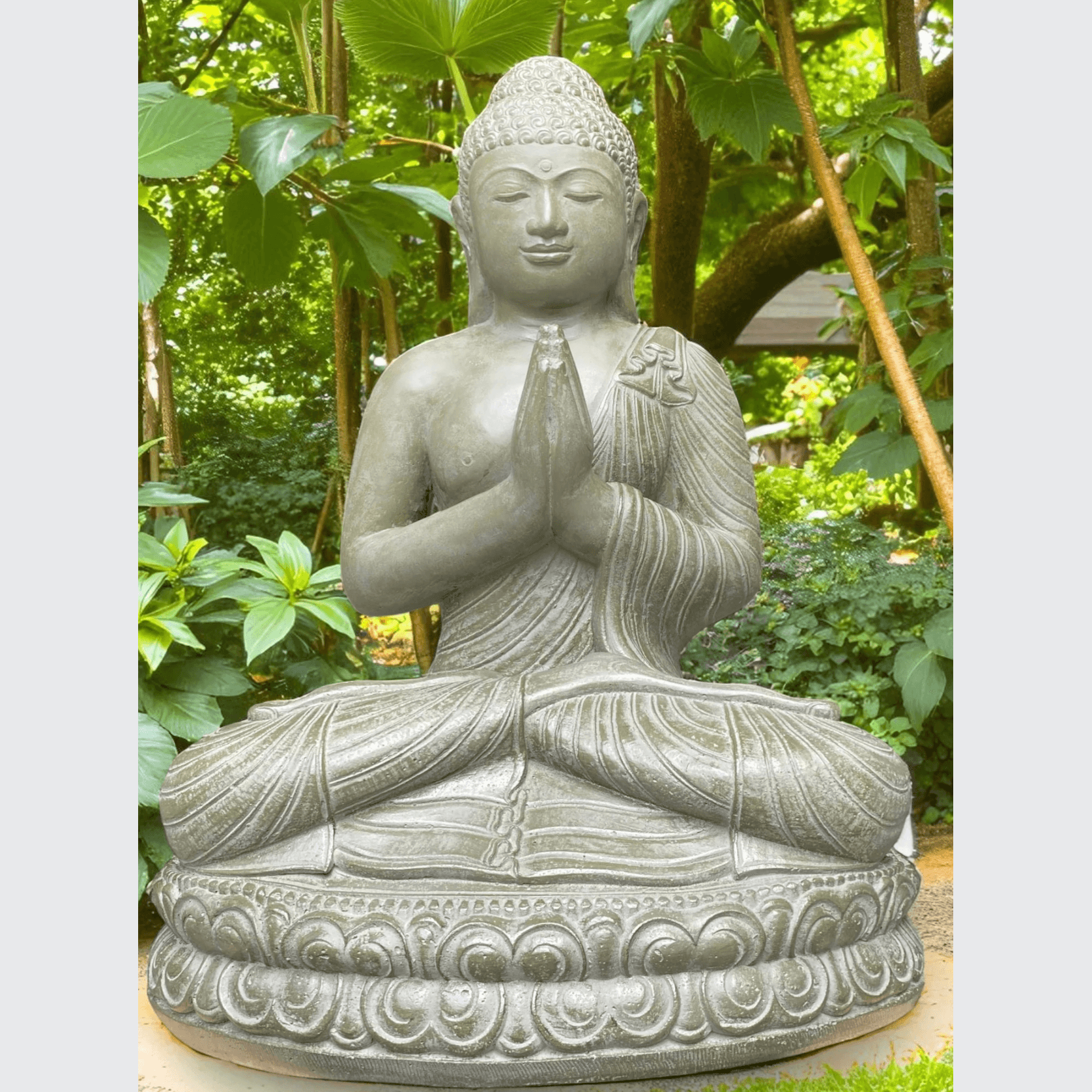 Praying Buddha Sculpture - (3063) gallery detail image