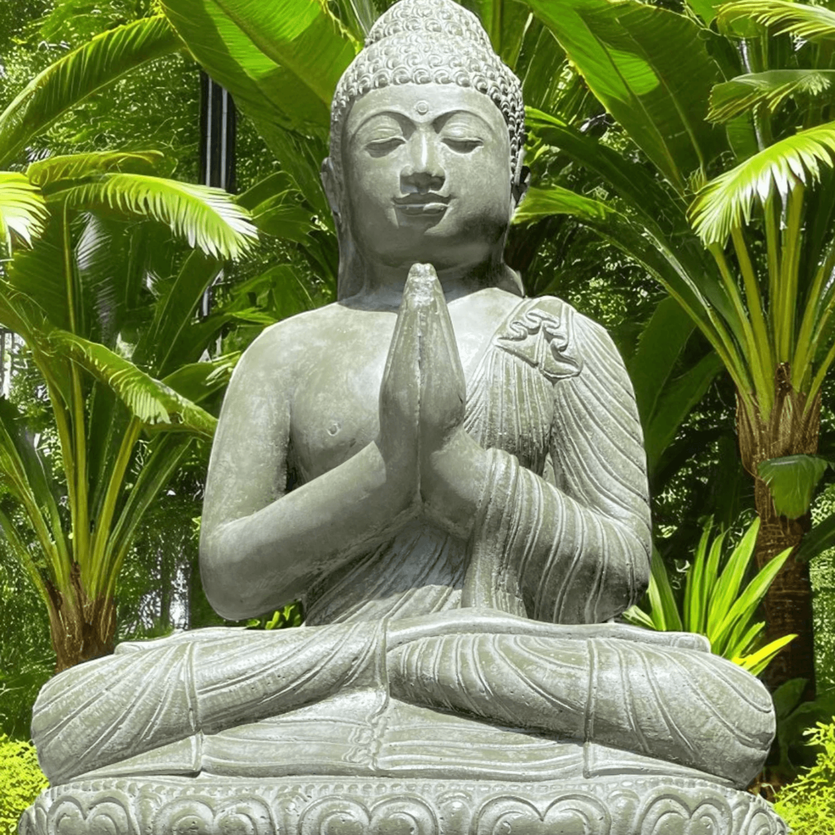 Praying Buddha Sculpture - (3064) gallery detail image