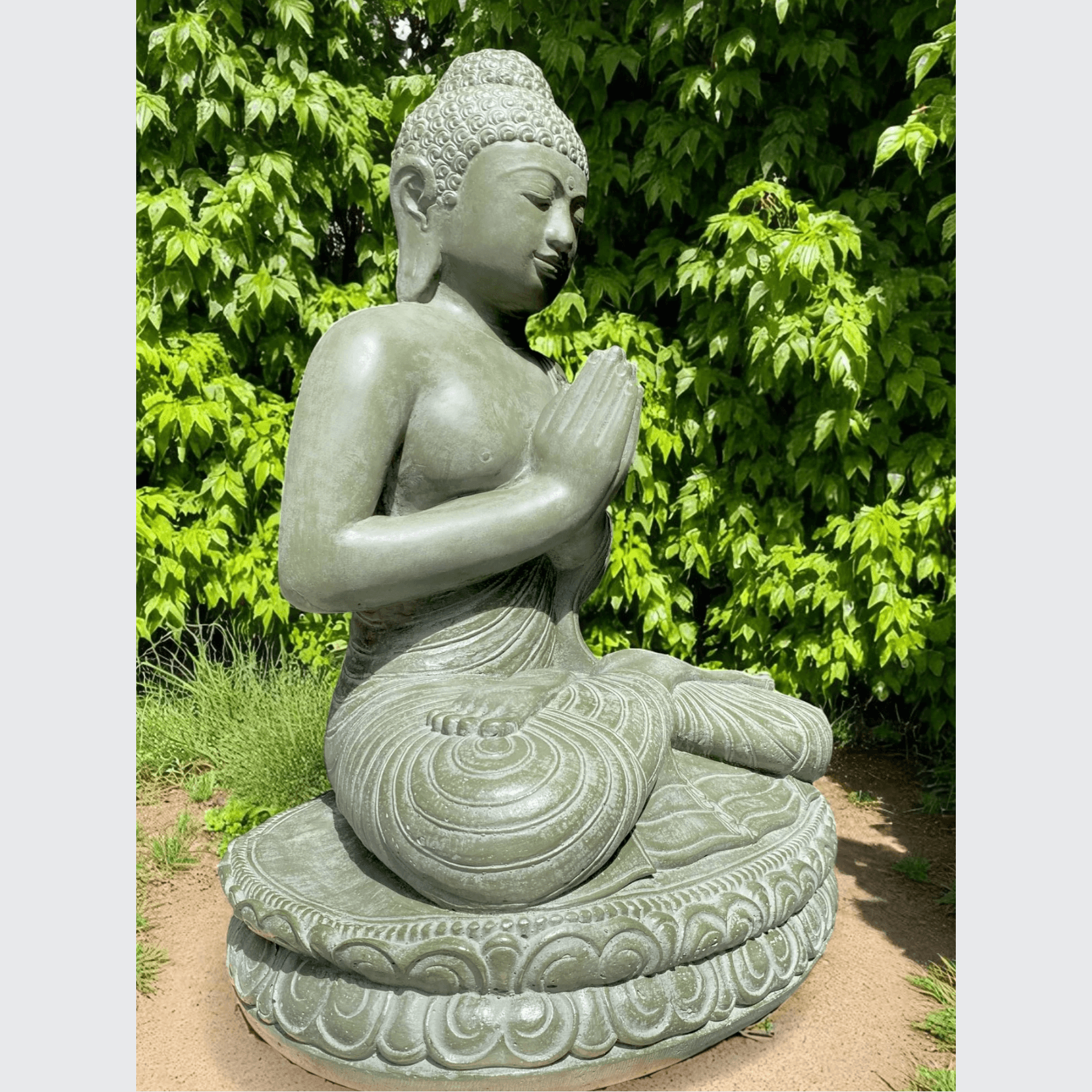 Praying Buddha Sculpture - (3064) gallery detail image