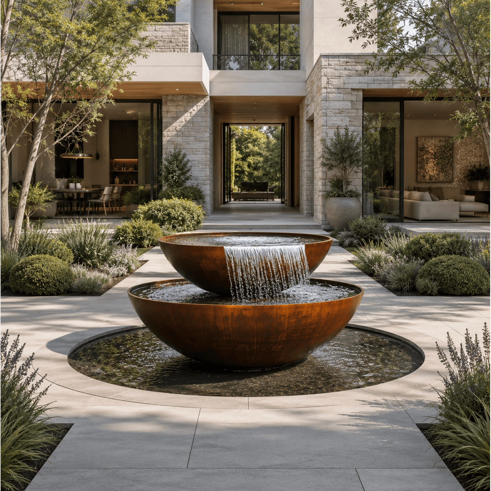 Tiered Bowl Fountain gallery detail image