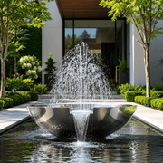 Stainless Steel Bowl Water Feature gallery detail image