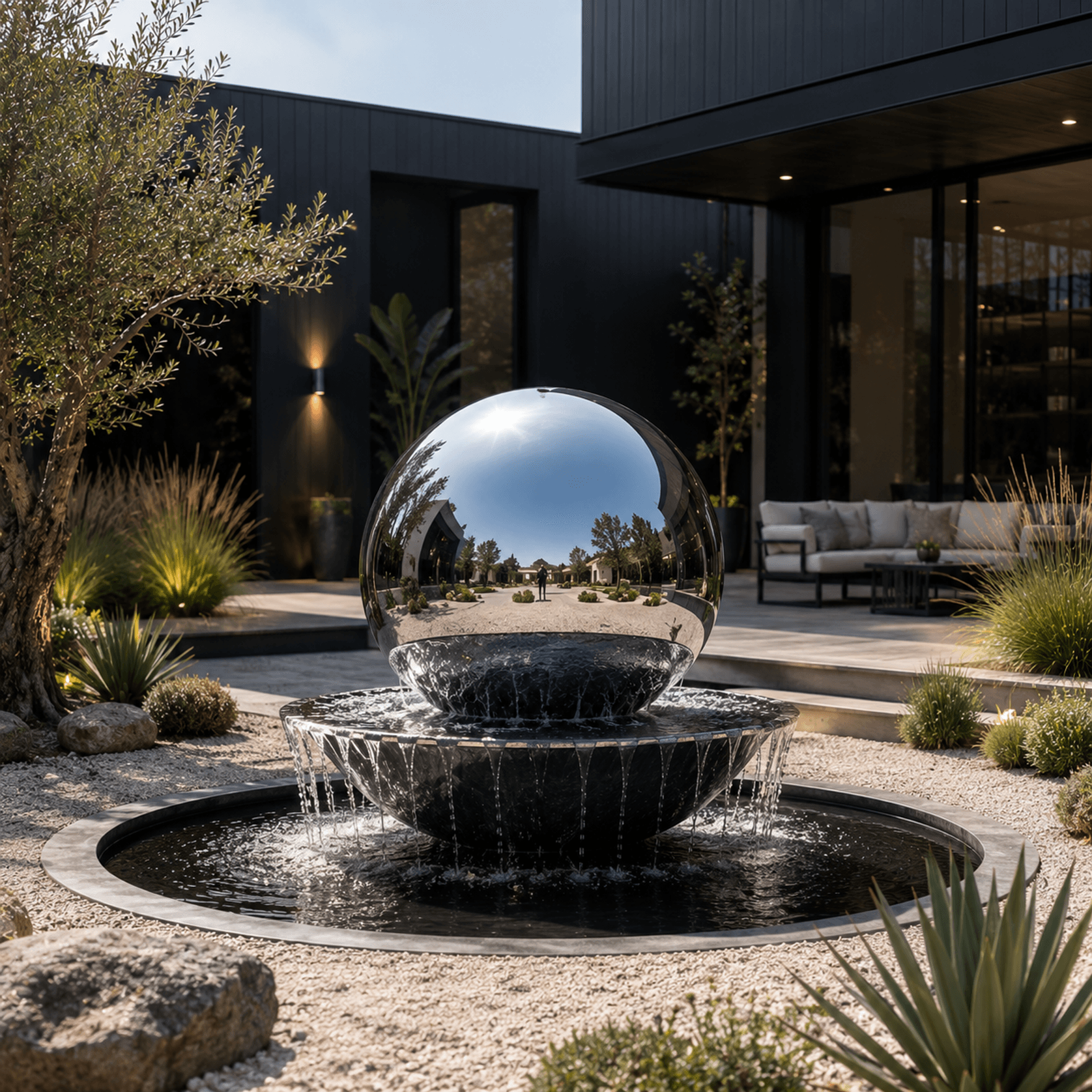 Sphere Water Feature gallery detail image