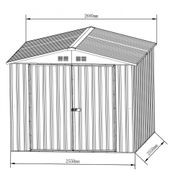 Garden Sheds Grey | YH-G2H0808I-AKL gallery detail image