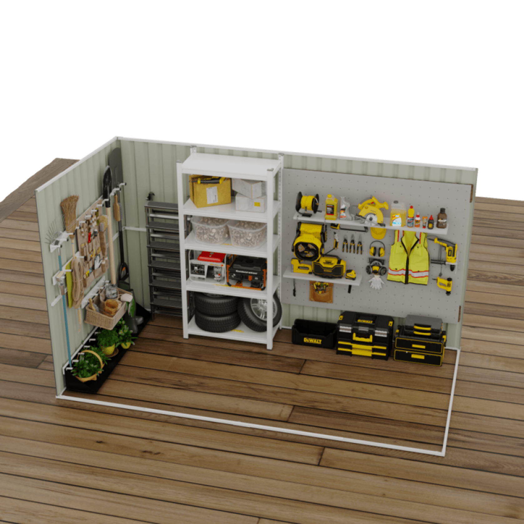 Garden Sheds Grey | YH-F2H1106I-AKL gallery detail image