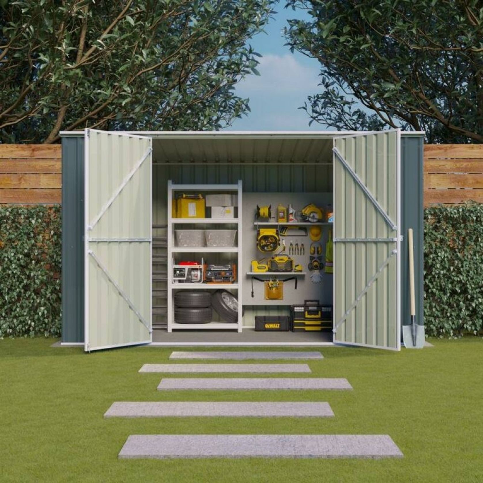 Garden Sheds Grey | YH-F2H1106I-AKL gallery detail image