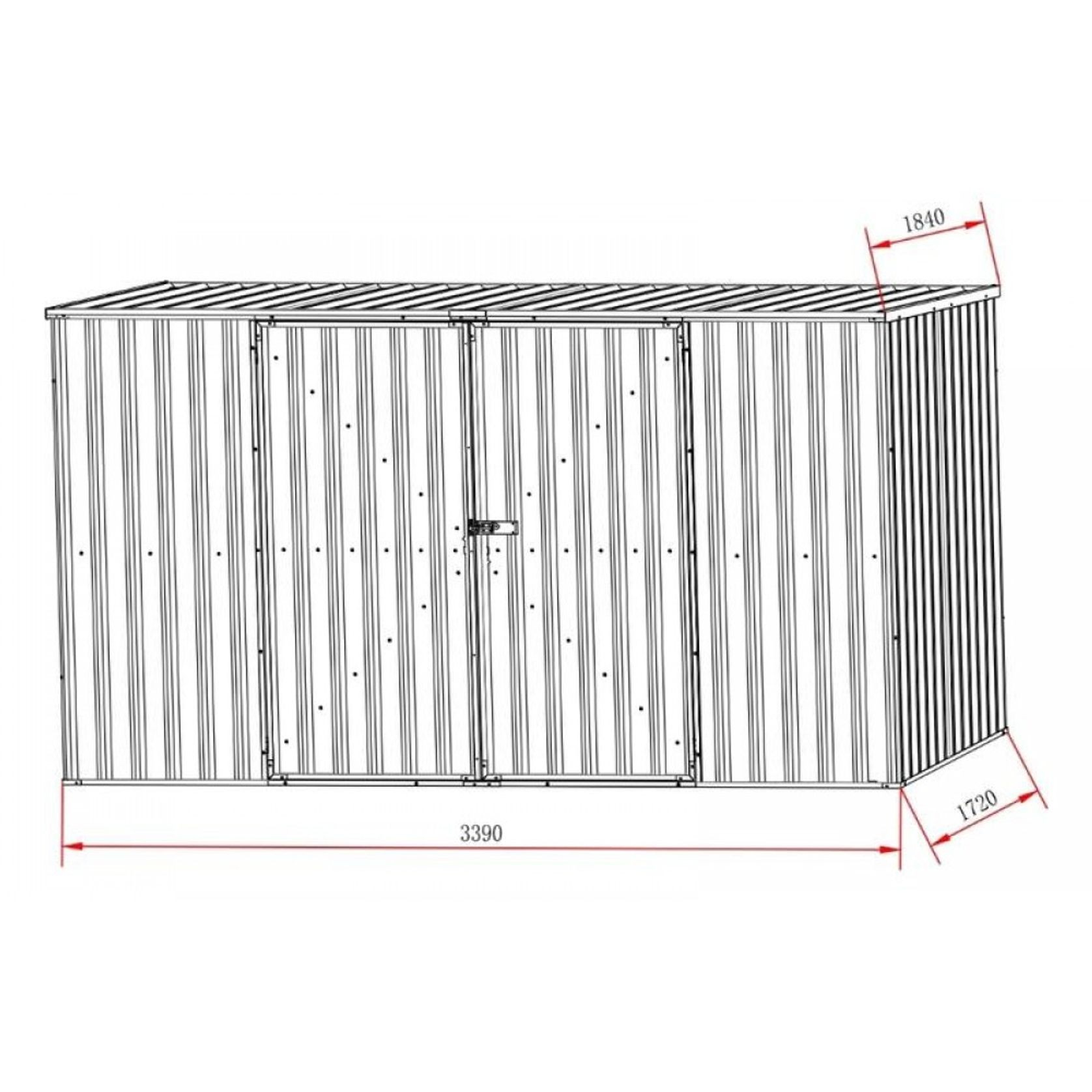 Garden Sheds Grey | YH-F2H1106I-AKL gallery detail image