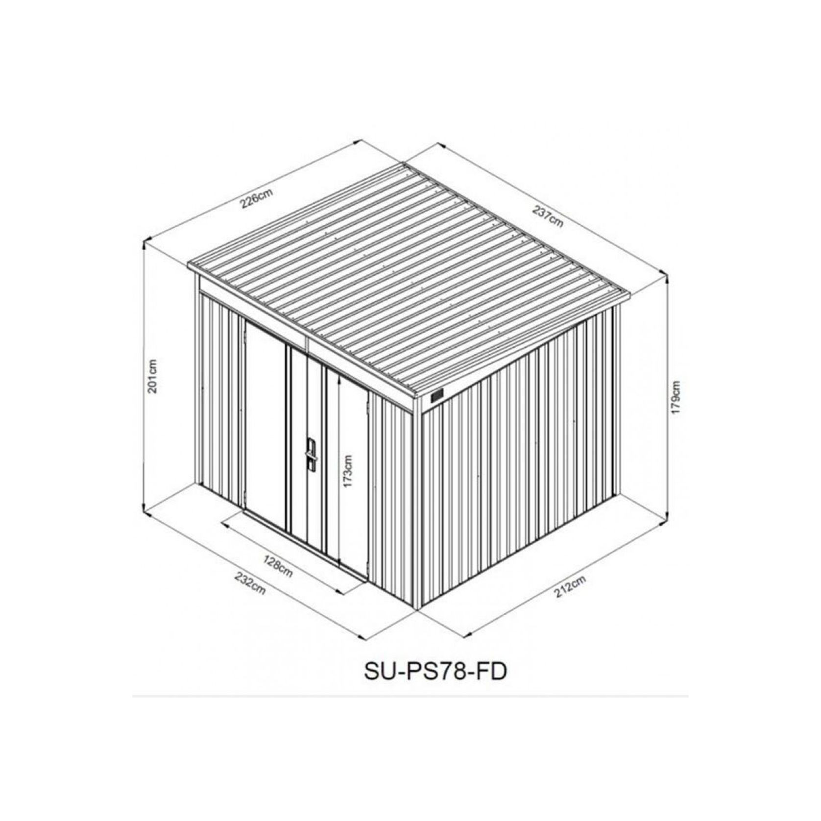 Innosteel D Skylight  Shed | DTGS-ISPS78-FD-AKL gallery detail image