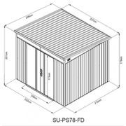 Innosteel D Skylight  Shed | DTGS-ISPS78-FD-AKL gallery detail image