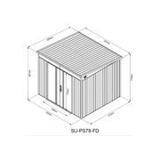 Innosteel D Skylight  Shed | DTGS-ISPS78-FD-AKL gallery detail image