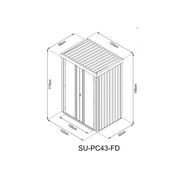 Innosteel D Cabinet Shed | DTGS-ISPC43-FD-AKL gallery detail image