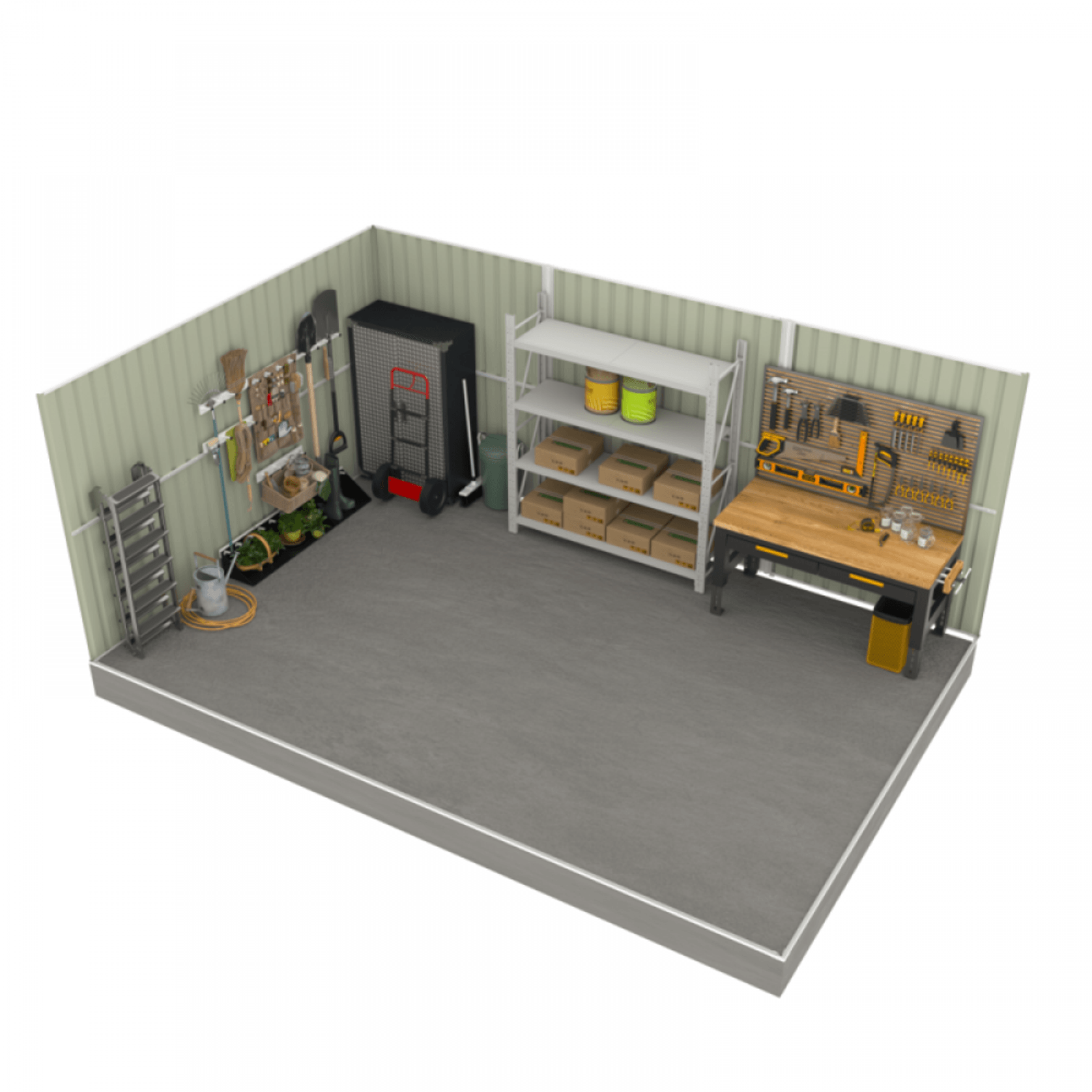 Garden Sheds Grey | YH-G2H1711I-AKL gallery detail image