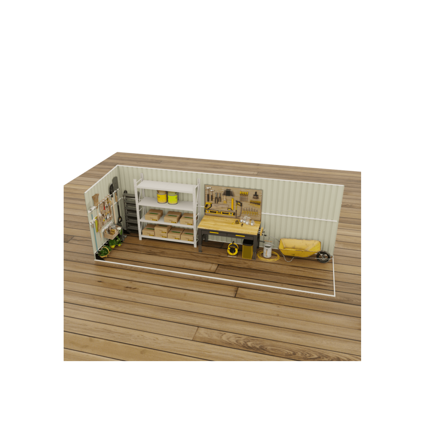 Garden Sheds Grey | YH-F2H1906I-AKL gallery detail image