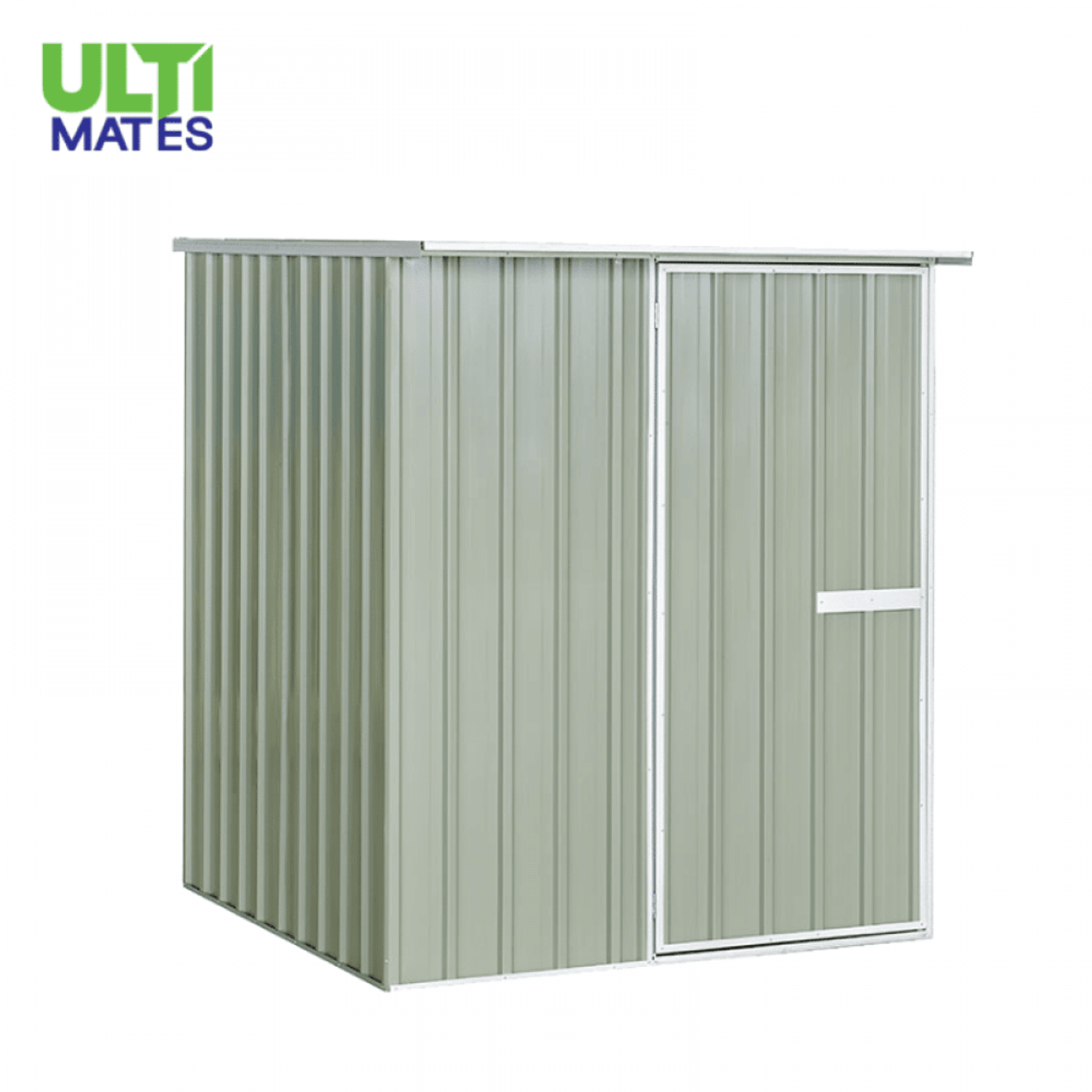 1530 x 1530 x 1980mm Ulti-mates Garden Shed Hazy Grey gallery detail image