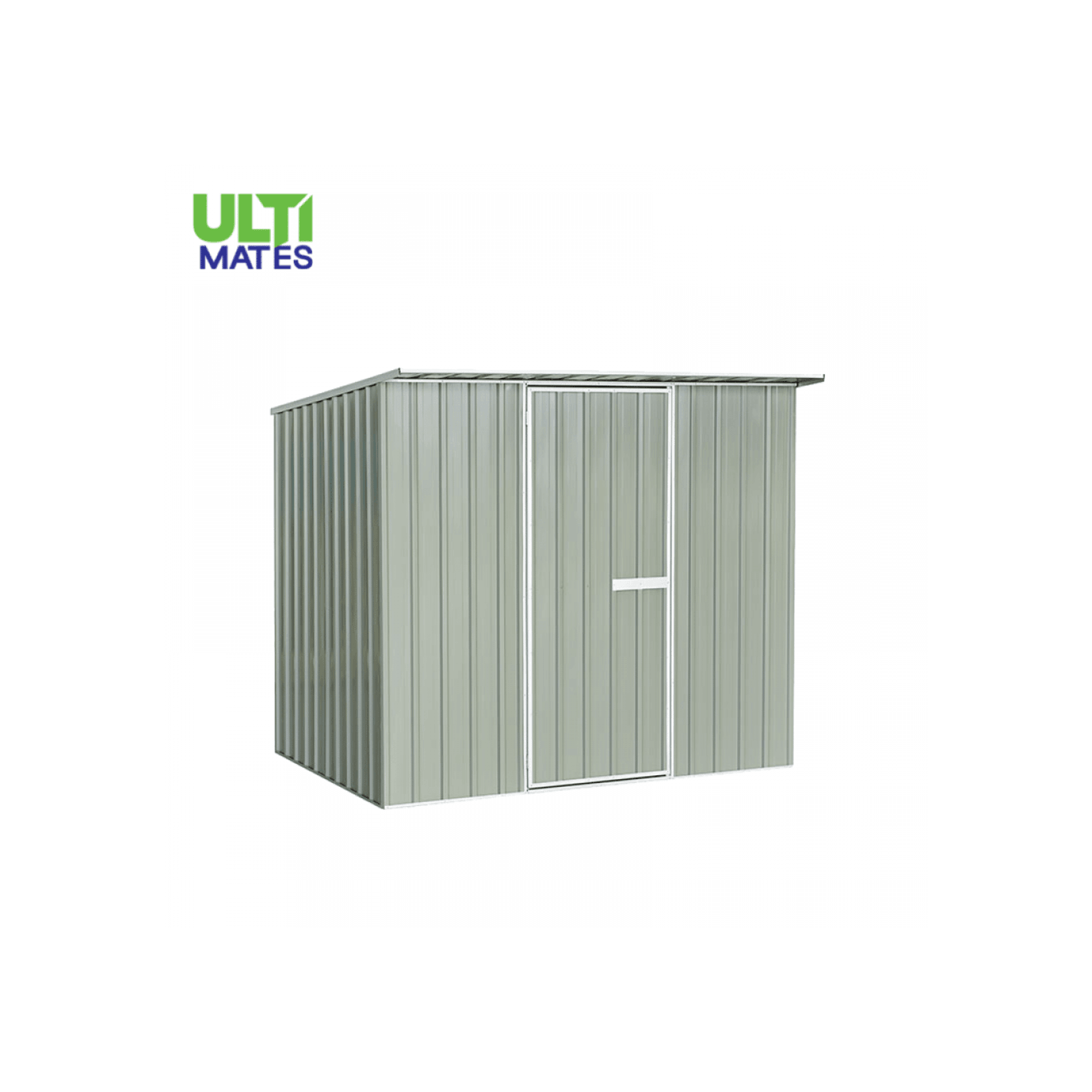 2280 x 1530 x 1980mm Ulti-mates Garden Shed Hazy Grey gallery detail image