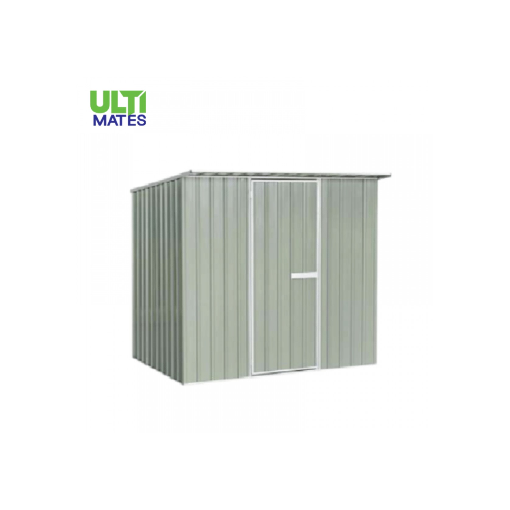 2280 x 1830 x 1980mm Ulti-mates Garden Shed Hazy Grey gallery detail image