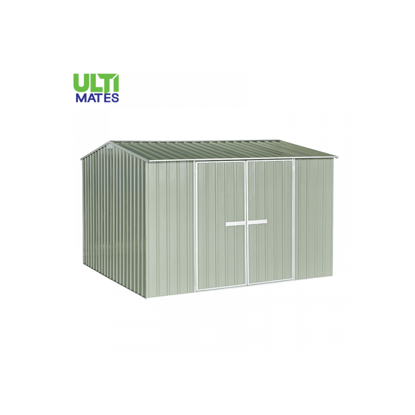 3030 x 3030 x 2090mm Garden Shed Gable Roof Hazy Grey gallery detail image