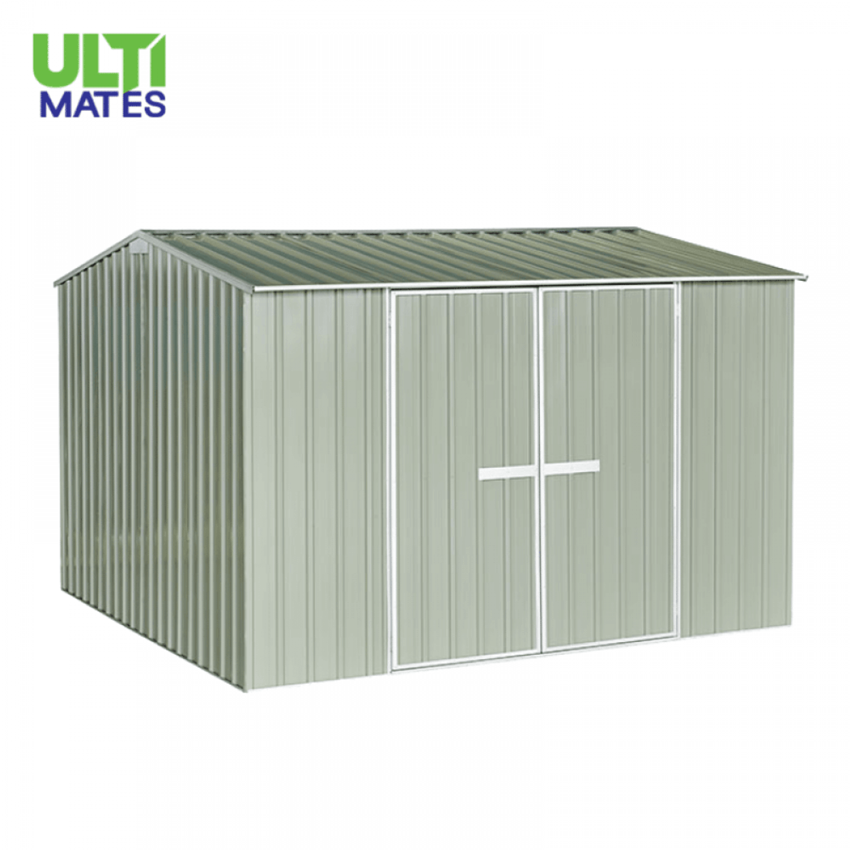 3030 x 3030 x 2090mm Garden Shed Gable Roof Hazy Grey gallery detail image