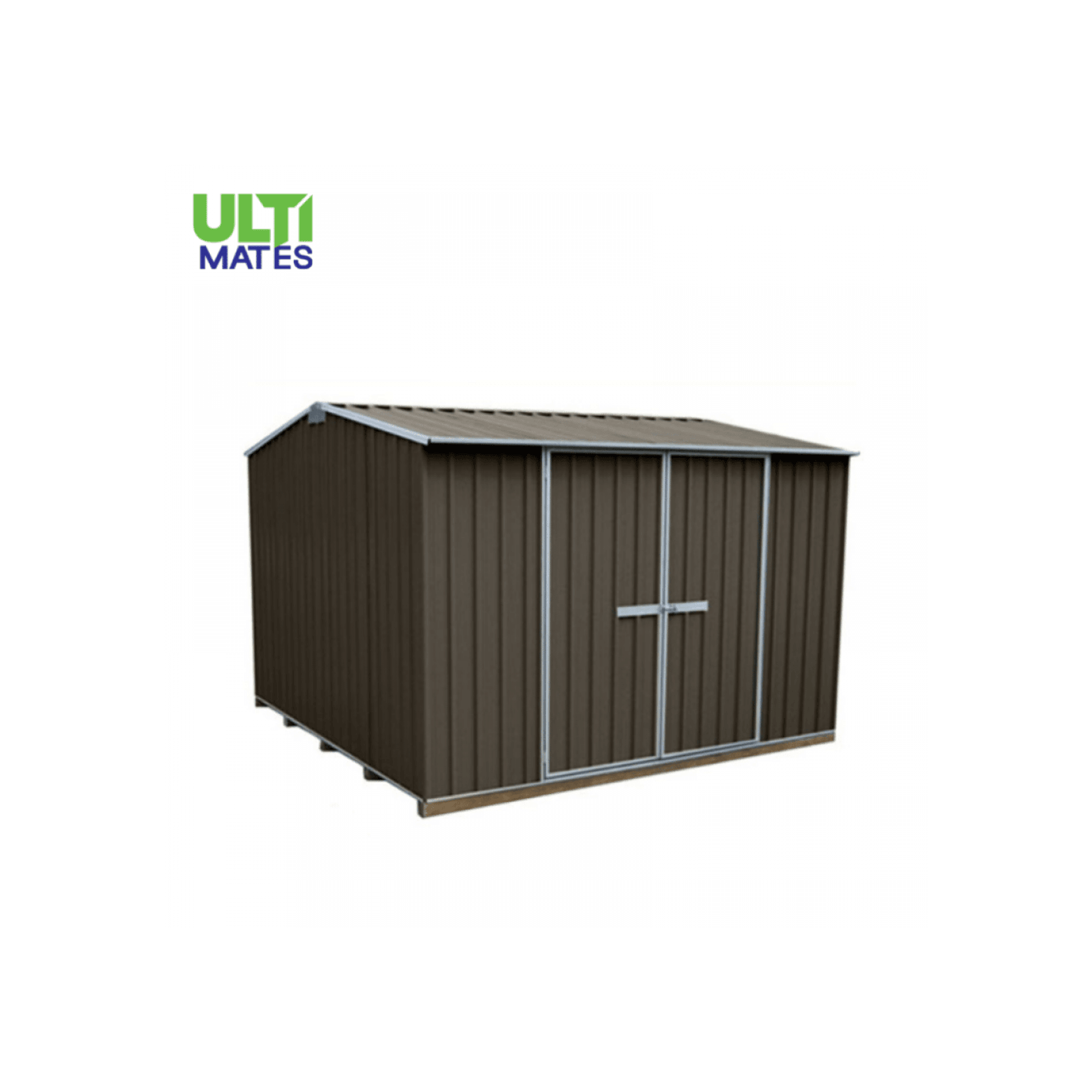 3030 x 3030 x 2090mm Garden Shed Gable Roof Ironsand gallery detail image