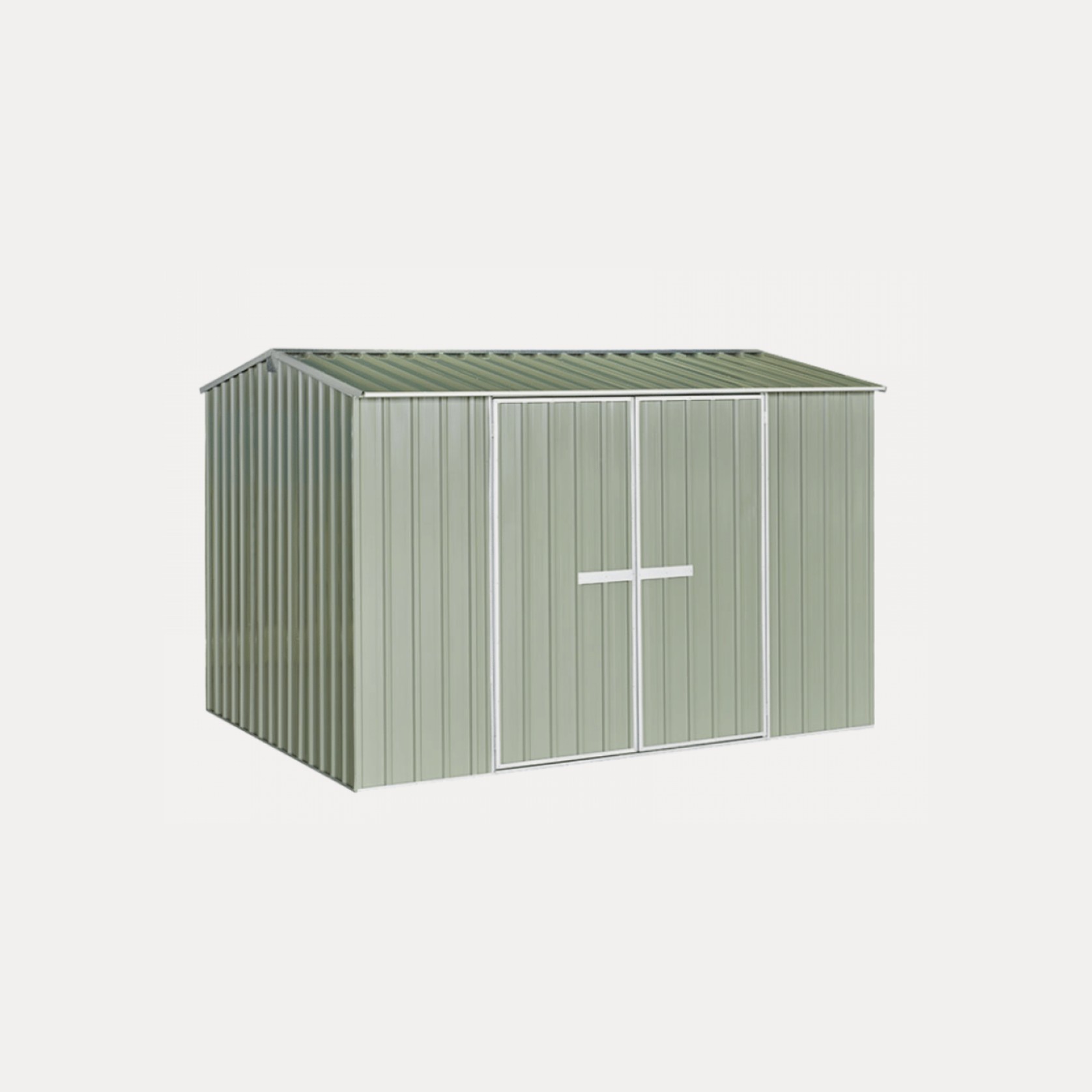 3030 x 2280 x 2025mm Garden Shed Gable Roof Hazy Grey gallery detail image