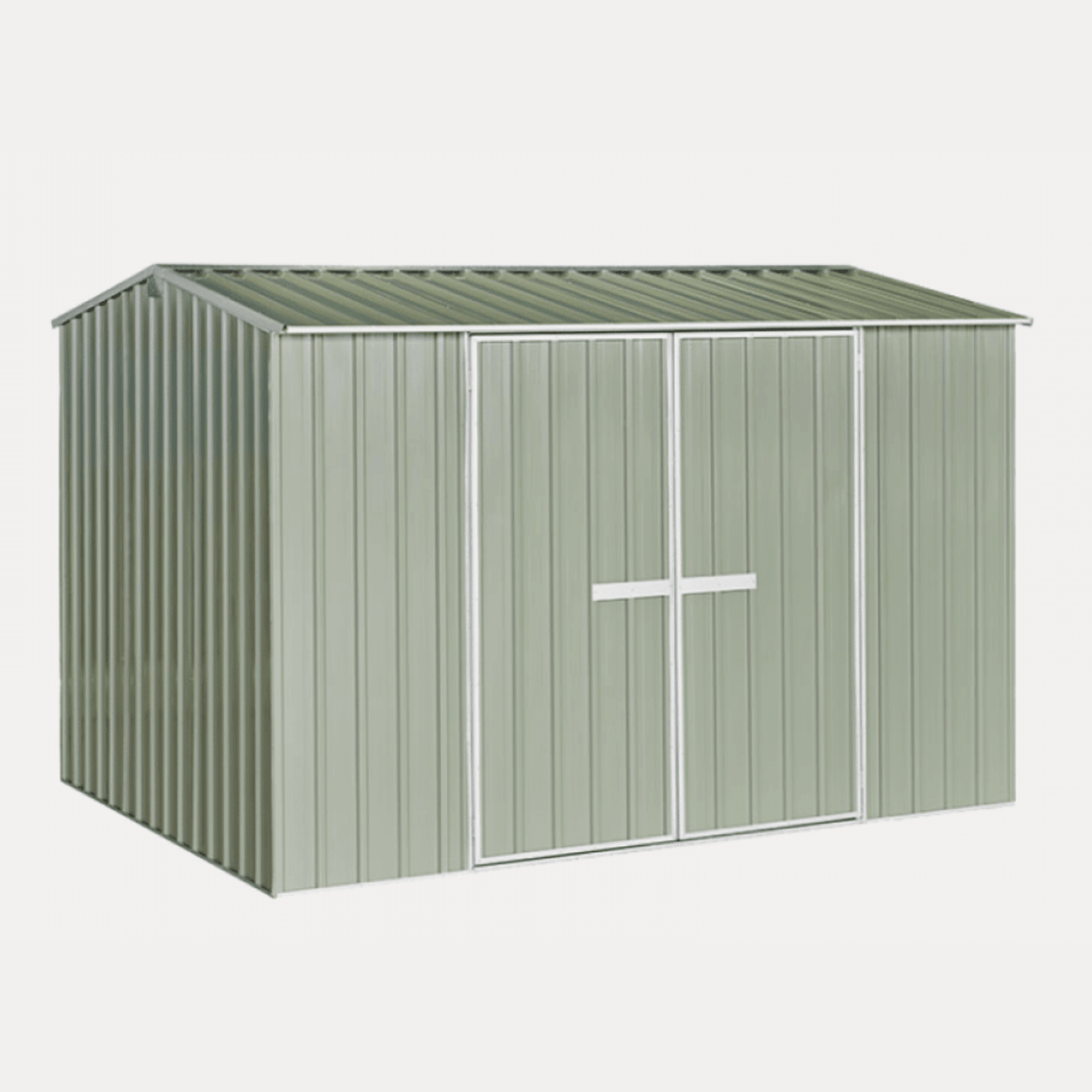 3030 x 2280 x 2025mm Garden Shed Gable Roof Hazy Grey gallery detail image