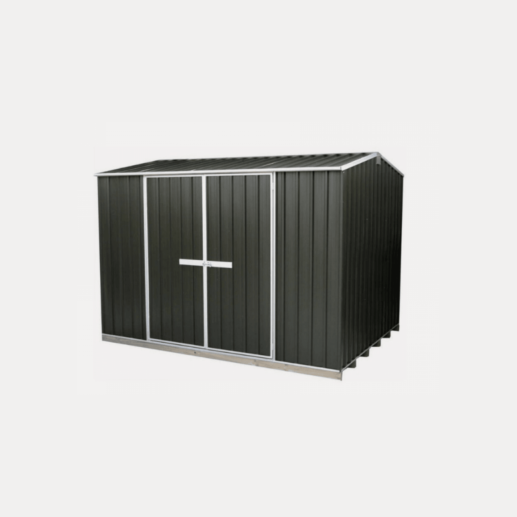 3030 x 2280 x 2025mm Garden Shed Gable Roof Ironsand gallery detail image