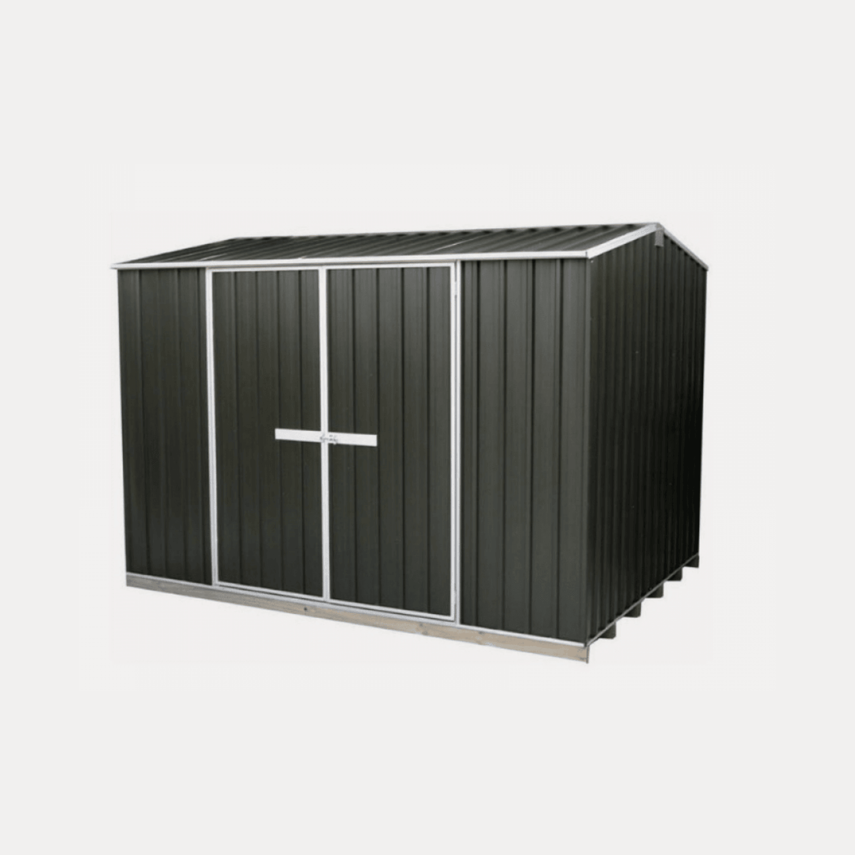 3030 x 2280 x 2025mm Garden Shed Gable Roof Ironsand gallery detail image